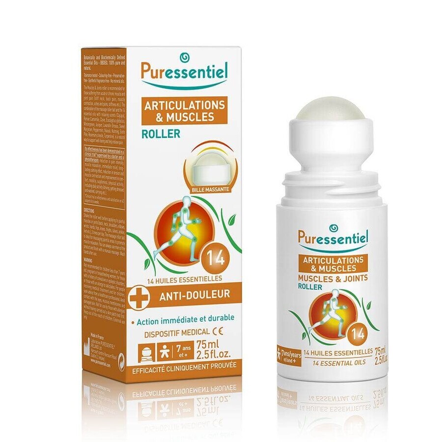 Puressentiel Gewrichten en Spieren Roll-on Massagebal 75ml