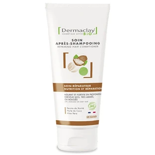 Dermaclay Organic Repairing Treatments Sehr trockenes, lockiges und geschädigtes Haar 200 ml