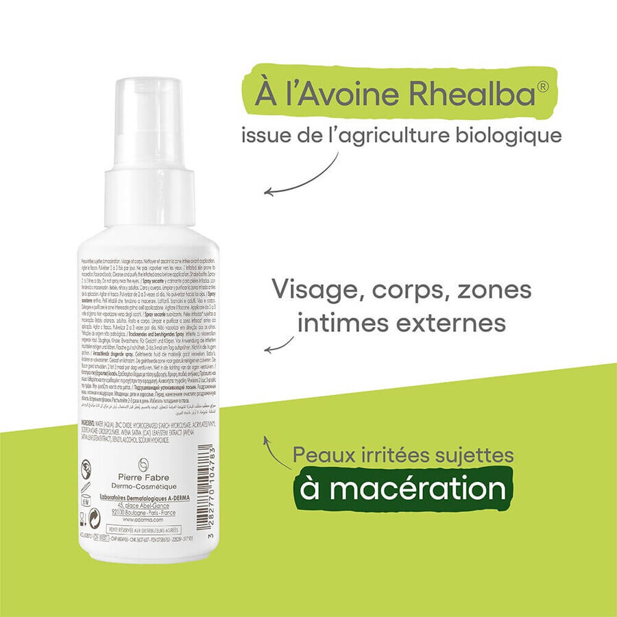 A-Derma Cytelium Beruhigendes Absorptionsspray Gesicht und Körper 100ml A-Derma Cytelium Beruhigendes Absorptionsspray Gesicht und Körper 100ml