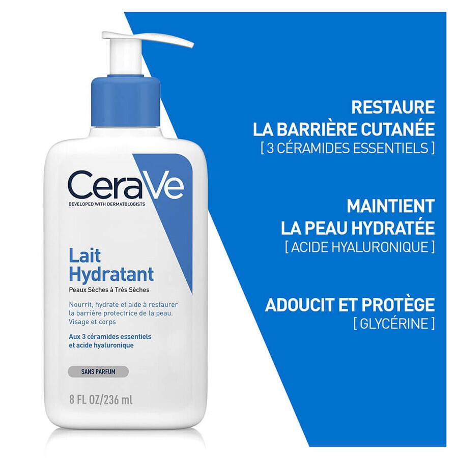 Cerave Body Latte idratante viso e corpo per pelli secche e molto secche 236ml