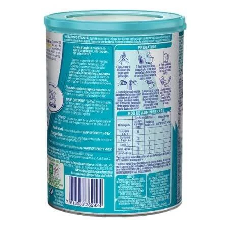 Premium melkvoeding Nan 1 Optipro HMO, +0 maanden, 800 g, Nestle