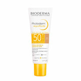 Bioderma Photoderm Texture Ultra-légère Hydratante SPF50+ Teinté Aquafluide Peaux sensibles 40ml