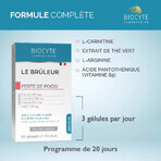 Biocyte Minceur Le Brûleur Perte de Poids 60 Gélules