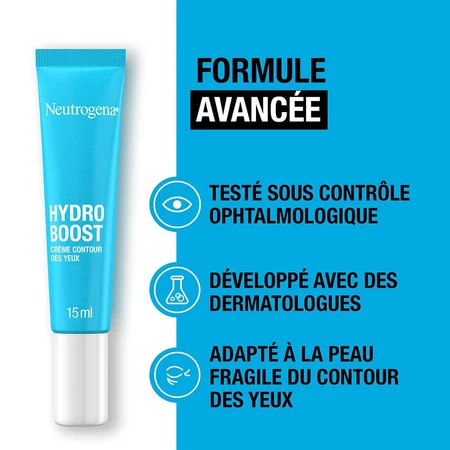 Neutrogena Hydro Boost Crème Contour des Yeux Sans parfum 15ml