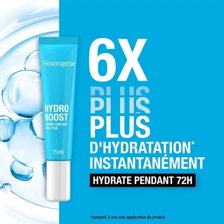 Neutrogena Hydro Boost Crème Contour des Yeux Sans parfum 15ml