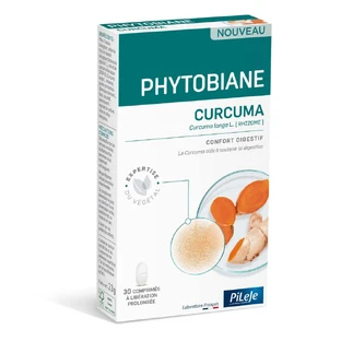 Pileje Phytobiane Curcuma Spijsverteringscomfort 30 tabletten