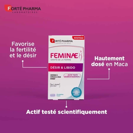 Forté Pharma Feminae Désir & Libido Femme 28 comprimés