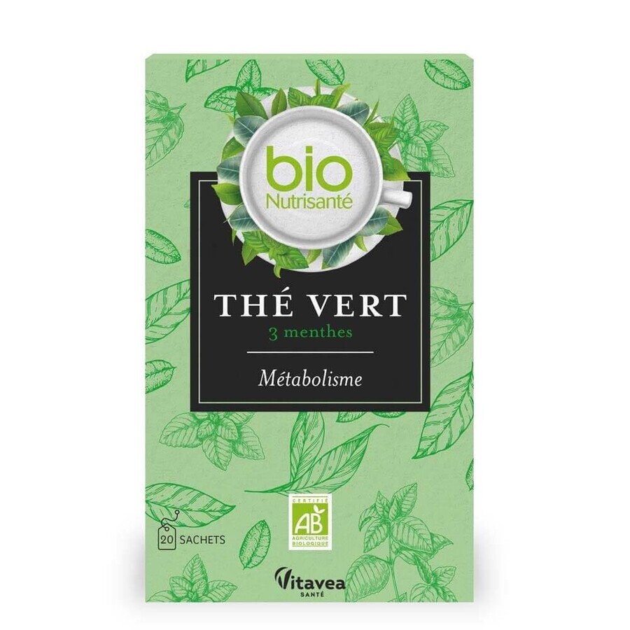 Buy Vitavea Santé BioNutrisanté Infusion Thé Vert 3 Menthes Métabolisme 20 Sachets Vitavea Santé BioNutrisanté Infusion Thé Vert 3 Menthes Métabolisme 20 Sachets