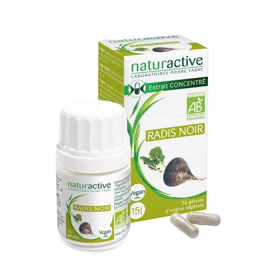Naturactive Radis Noir Bio 30 Gelules