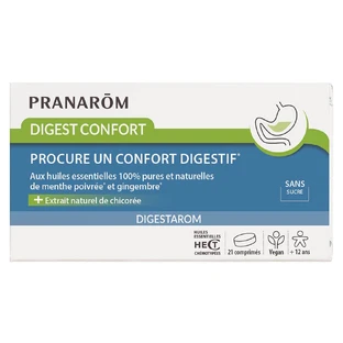 Pranarôm Digestarom Digest Confort Con Aceites Esenciales 21 Comprimidos