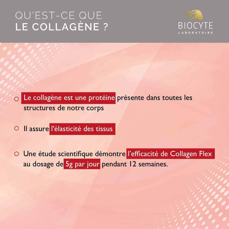 Biocyte Salute Collagene Flex 30x8g Goût Agrumes 240g