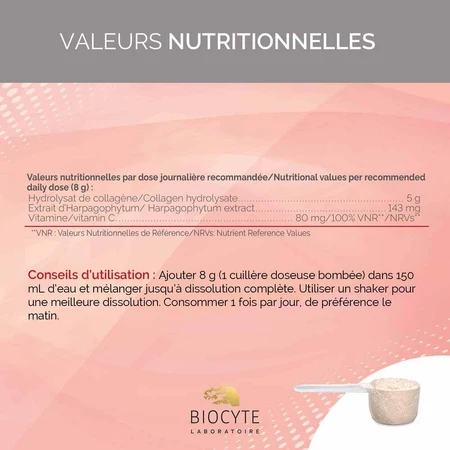 Biocyte Health Collagen Flex 30x8g Goût Agrumes 240g