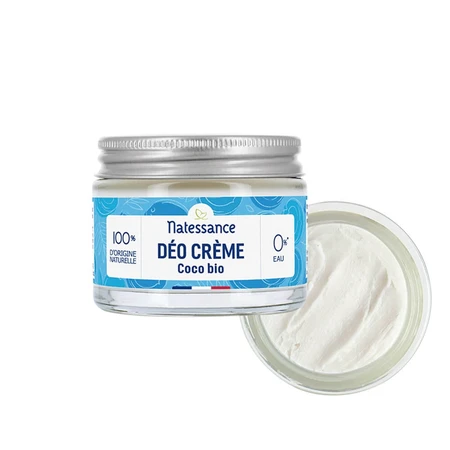 Natessance Biologische Kokosnoot Crème Deodorant 50g