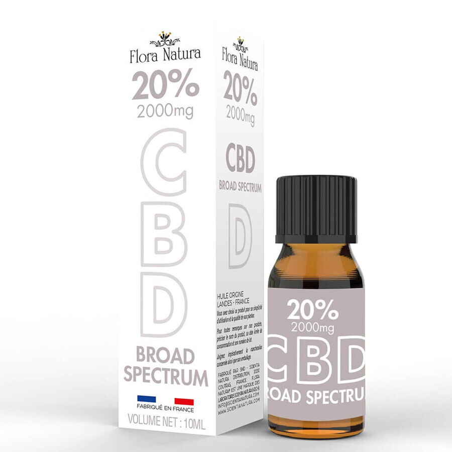 Flora Natura CBD Öl 20% Breitspektrum 10ml