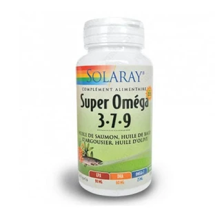 Solaray Super Omega 3,7,9 mit Vitamin D 60 Kapseln