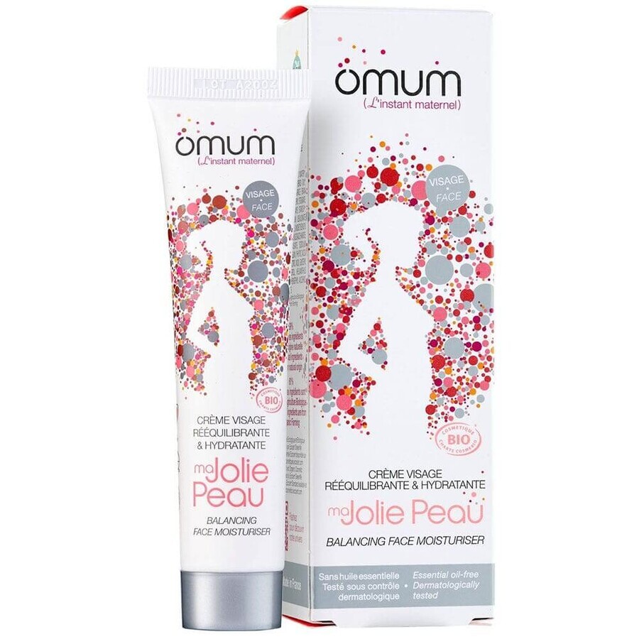Omum Organic Moisturizing And Balancing Face Cream Ma Jolie Peau 40ml