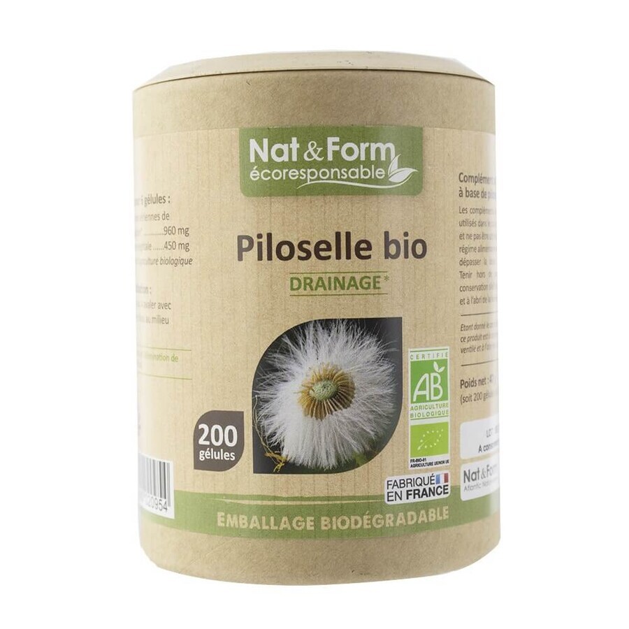 Buy Nat&Form Organic Pilosella 200 Geluli ecoresponsible Nat&Form Nat&Form Organic Pilosella 200 Geluli ecoresponsible Nat&Form