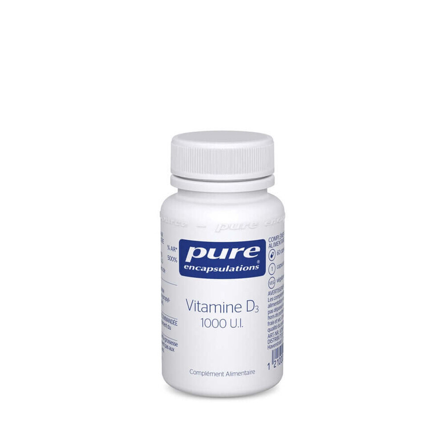 Pure Encapsulations Vitamin D3 60 capsules