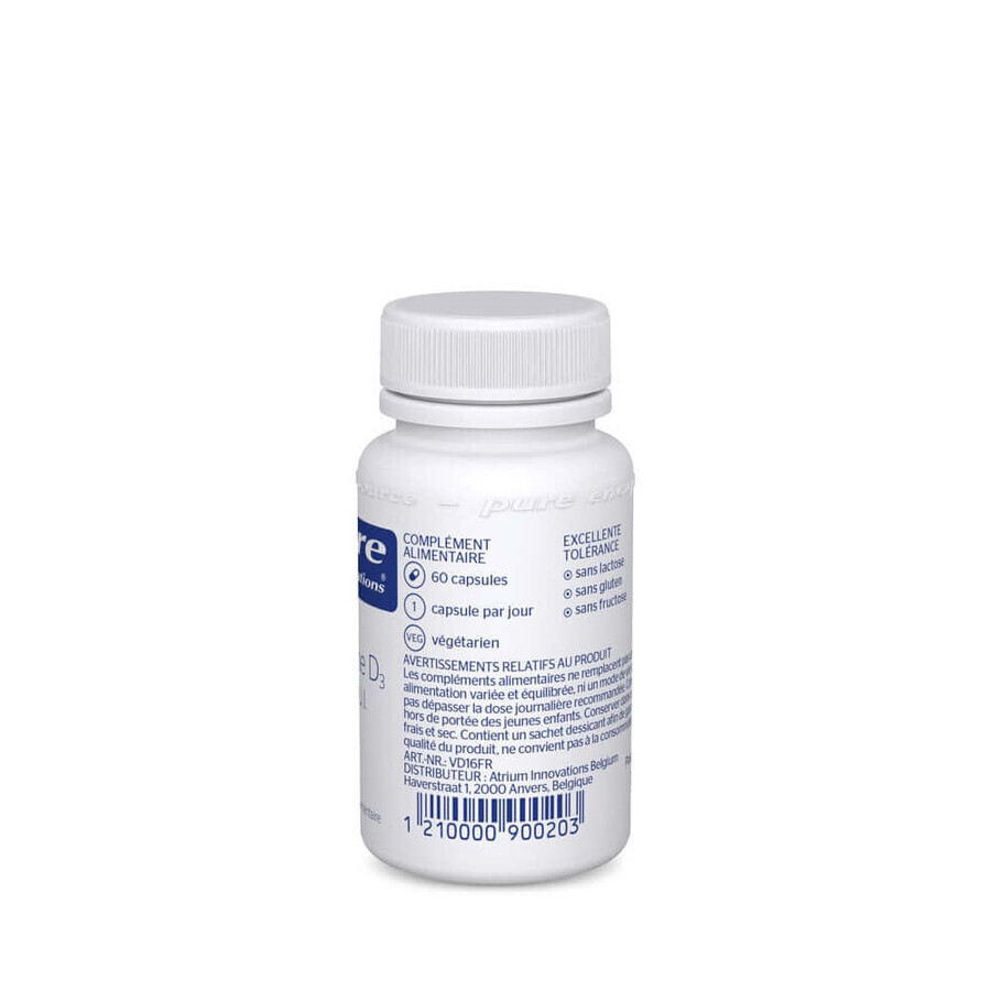 Pure Encapsulations Vitamin D3 60 capsules