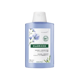 Klorane Champú voluminizador a las semillas de lino para cabellos finos Bio 200 ml