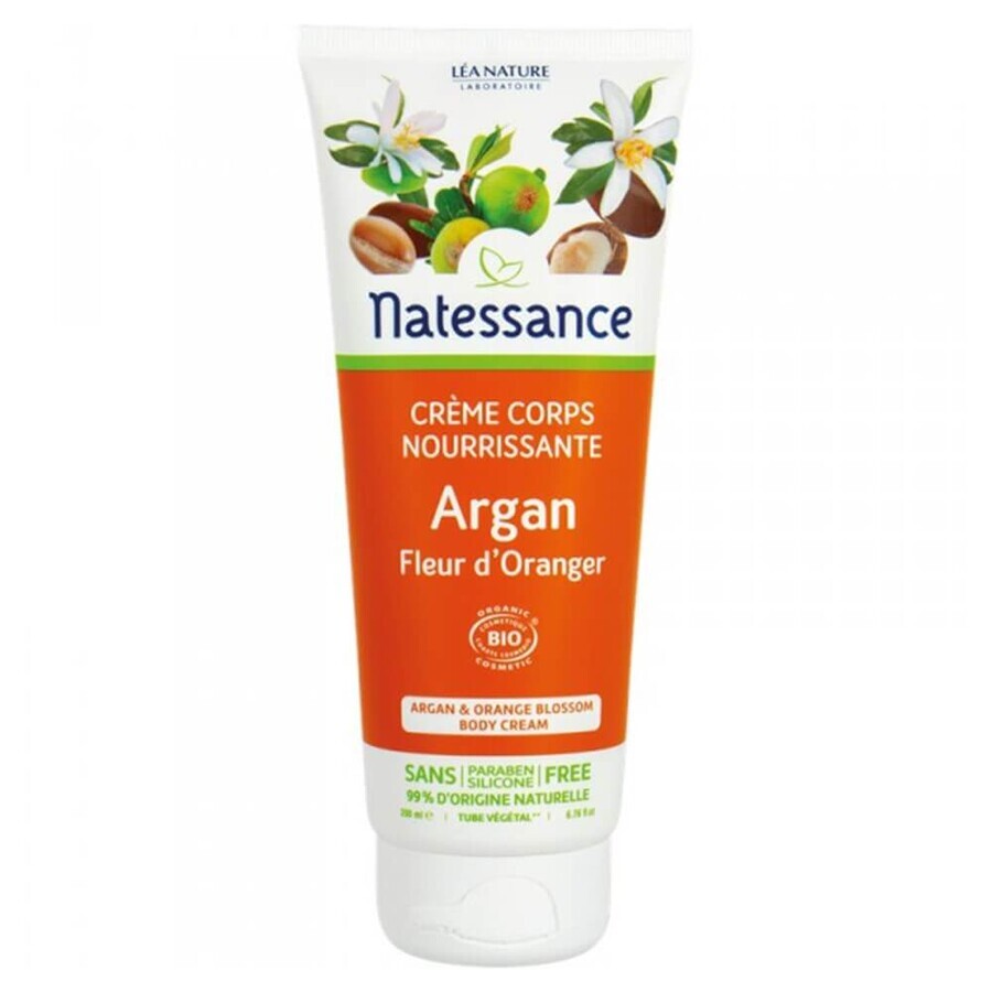 Boutique Natessance Argan Bio Crème Corps Fleur d'Oranger 200 ml Natessance Argan Bio Crème Corps Fleur d'Oranger 200 ml