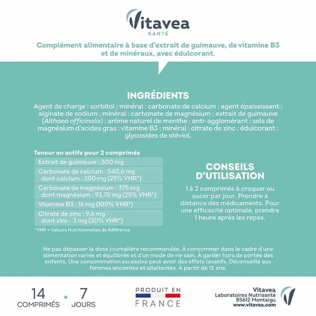 Vitavea Santé Ultradigest Acidité 14 Komprimate