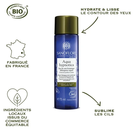 Sanoflore Hypnotica Defatting Lotion Bio Eye Contour and Eyelashes 75ml