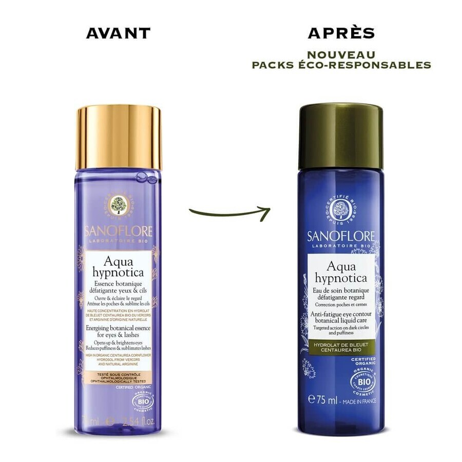 Sanoflore Hypnotica Defatting Lotion Bio Eye Contour and Eyelashes 75ml