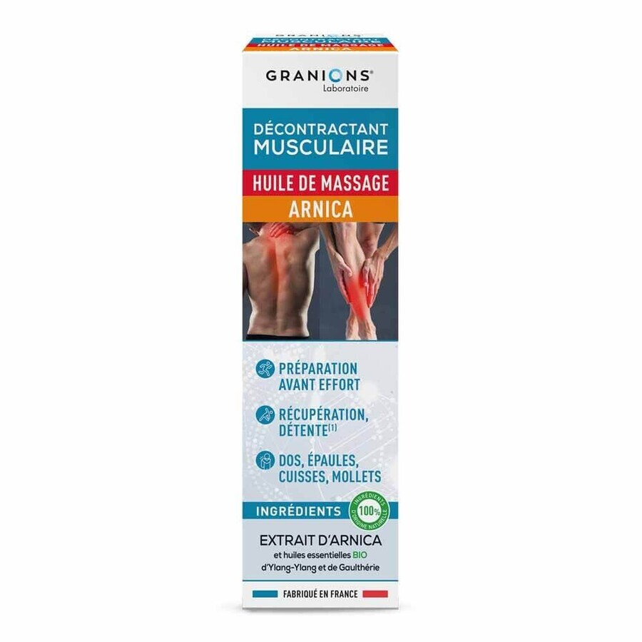 Winkel op Granions Ontspanner Huile De Massage Arnica 100ml Granions Ontspanner Huile De Massage Arnica 100ml