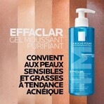 La Roche-Posay Effaclar Gel Limpiador Espumoso Rostro Pieles grasas con tendencia acneica 2x400ml