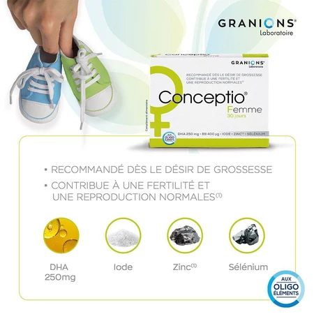 Granions Mujer 30 cápsulas + 30 jaleas Concepción