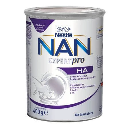 Premium Hypoallergenic Nan HA formula powder, +0 months, 400 g, Nestlé