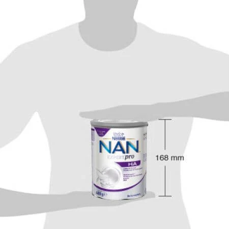 Premium Hypoallergenic Nan HA formula powder, +0 months, 400 g, Nestlé