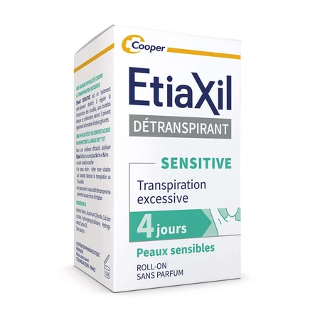 Etiaxil Detraspirant Behandlung von übermäßigem Achselschweiß mit Roll-on Sensitive Skin 2x15ml