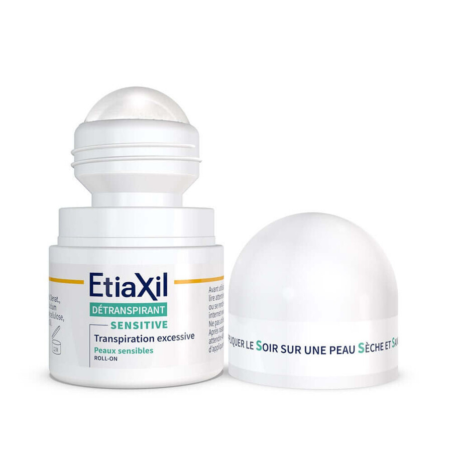 Etiaxil Detraspirant Tratamiento de la transpiración axilar excesiva con roll-on Piel Sensible 2x15ml