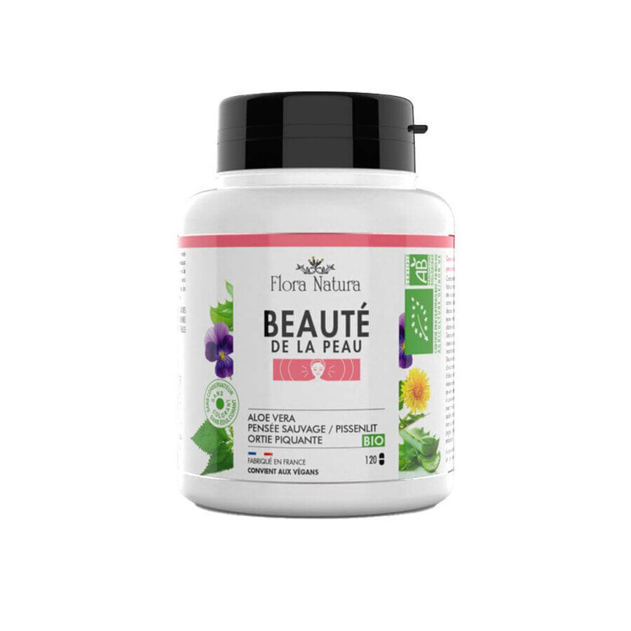 Flora Natura Complexe 4+ Beauté De La Peau 120 Gélules