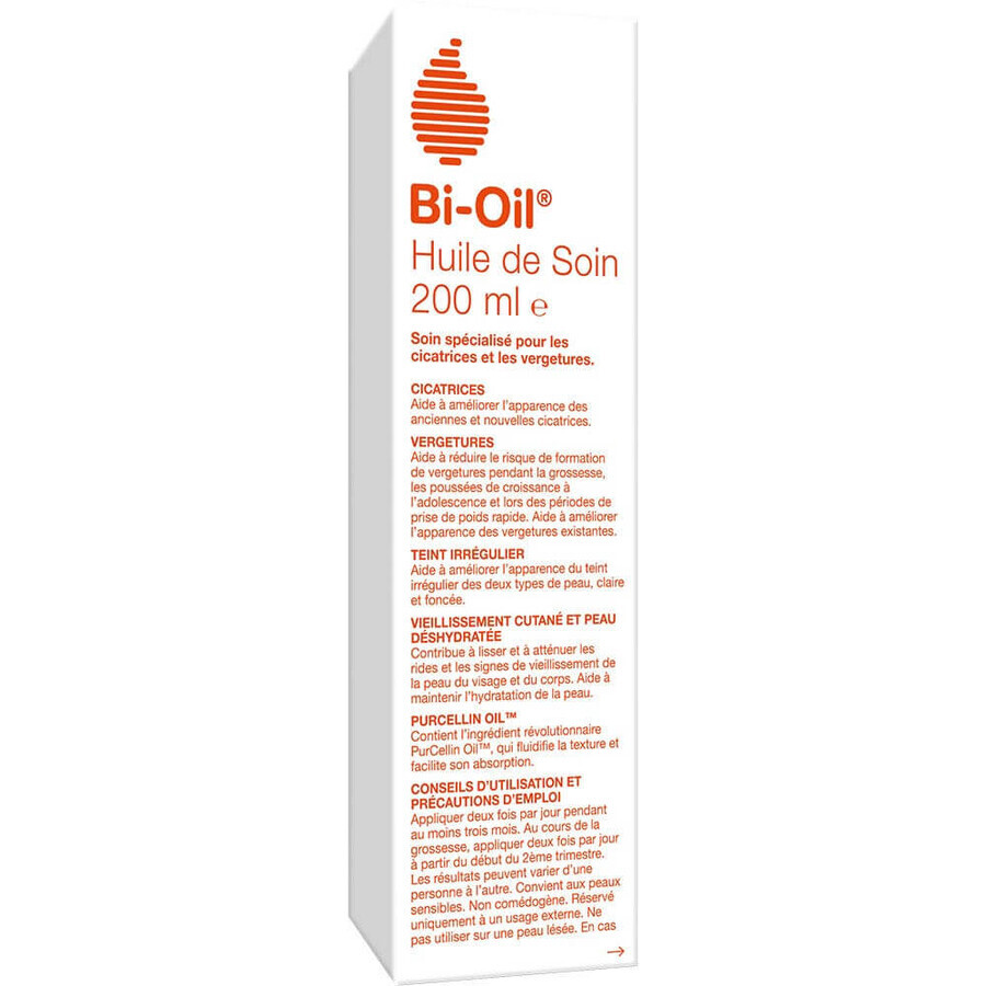 Bi-Oil Huile De Soin Cicatrice Et Vergeture 200ml