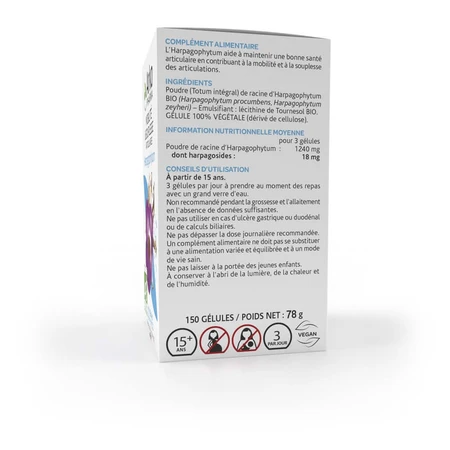 Arkopharma Arkocapsule Duivelsklauw Bio Gewrichtsmobiliteit en Flexibiliteit 150 capsules