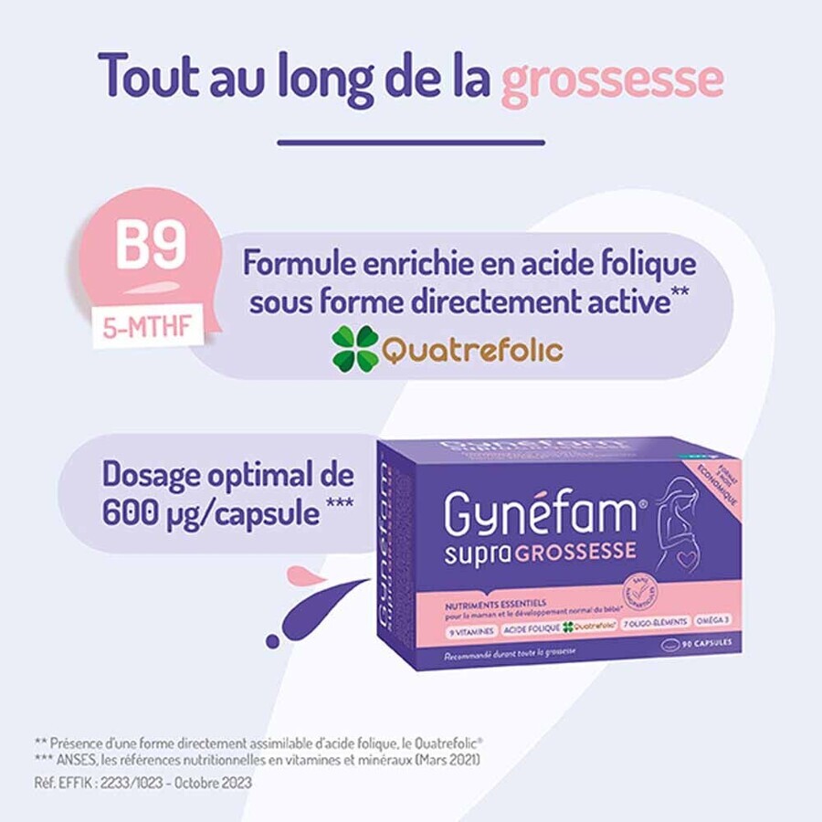 Effik Gynéfam Pregnancy Supra 90 Capsules