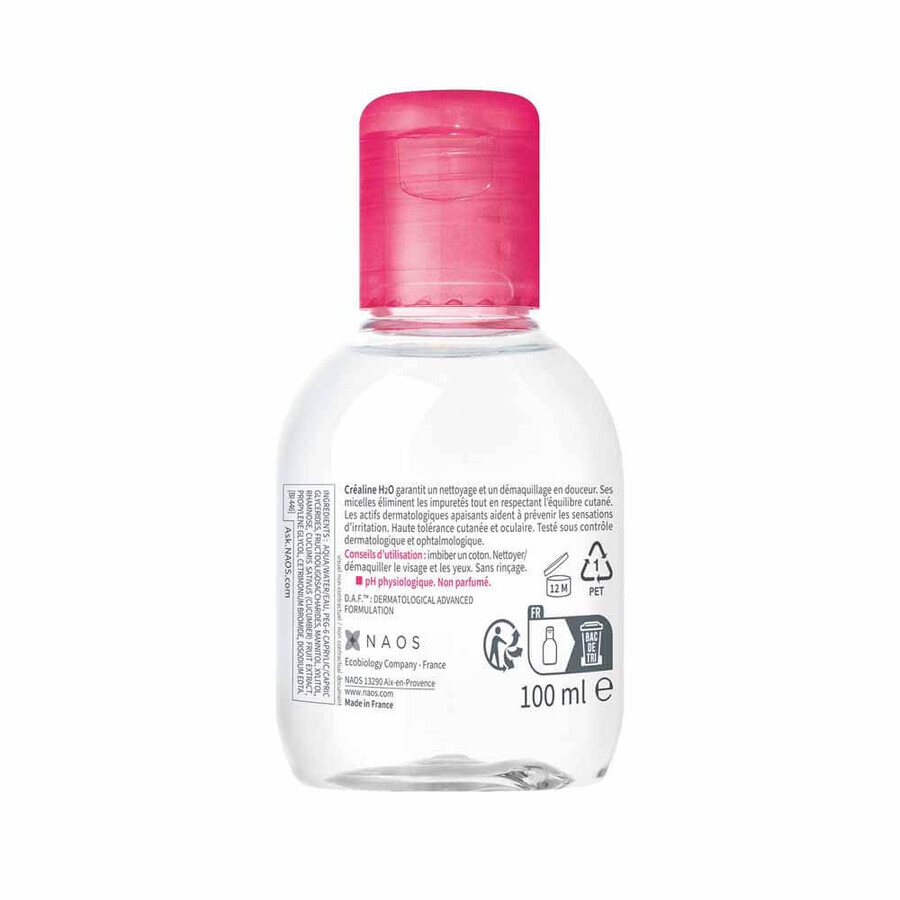 Bioderma Crealine Apă micelară H2O Piele sensibilă, normală sau mixtă 100 ml