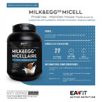Eafit Latte e uova 2.0 per lo sviluppo muscolare 750g Eafit Latte e uova 2.0 per lo sviluppo muscolare 750g