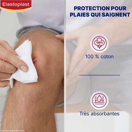 Elastoplast Comprimidos Estériles 10x10cm 50 unidades