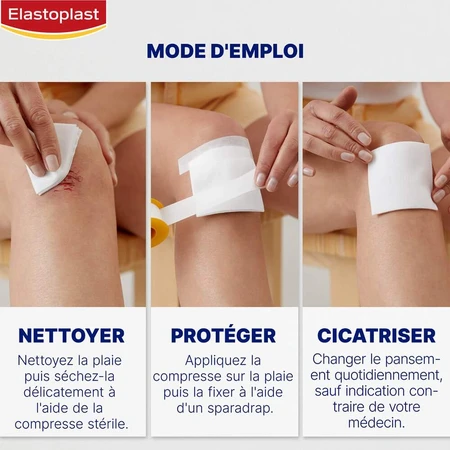 Elastoplast Comprimidos Estériles 10x10cm 50 unidades