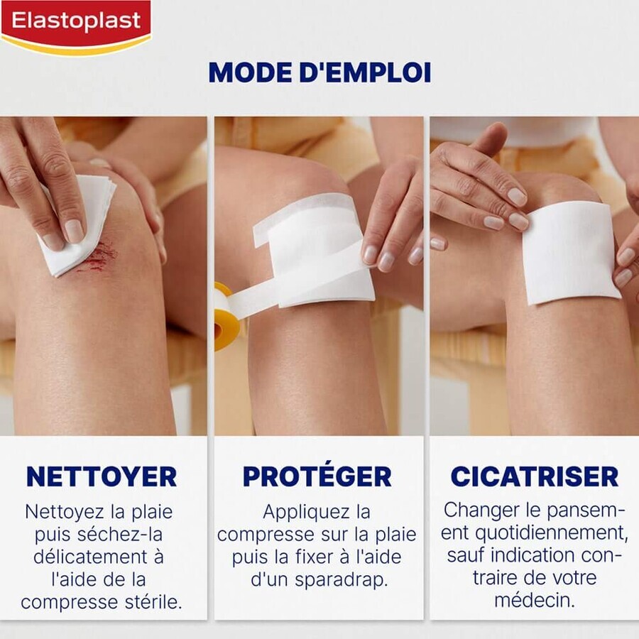 Elastoplast Sterile Tablets 10x10cm 50 pieces Elastoplast Sterile Tablets 10x10cm 50 pieces