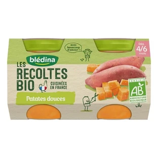 Blédina Petits potten peulvruchten Les Recoltes Bio 4 tot 6 maanden 2x130g