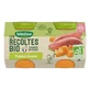 Blédina Petits potten peulvruchten Les Recoltes Bio 4 tot 6 maanden 2x130g