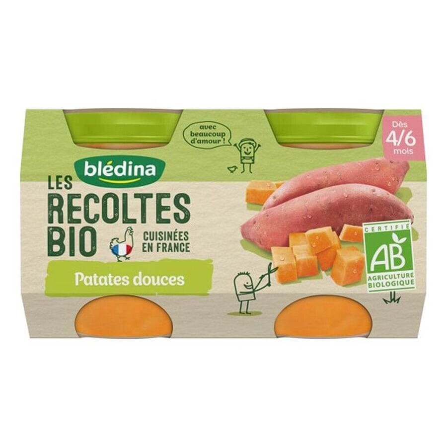 Cumpără Blédina Petits pots leguminoase Les Recoltes Bio 4 până la 6 luni 2x130g Blédina Petits pots leguminoase Les Recoltes Bio 4 până la 6 luni 2x130g
