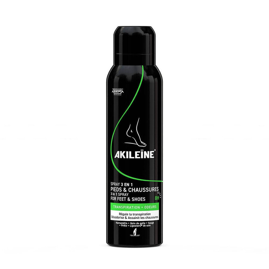 Cumpără Asepta Akileine Spray negru Deodorant antiperspirant pentru picioare 150 ml Asepta Akileine Spray negru Deodorant antiperspirant pentru picioare 150 ml