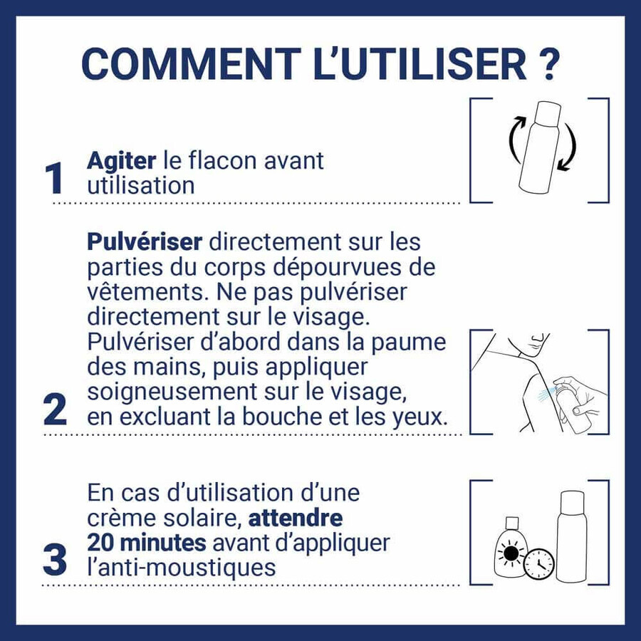 Insect Ecran Bruma antimosquitos vegetal Actifa 6 meses Flor de Coton 100ml