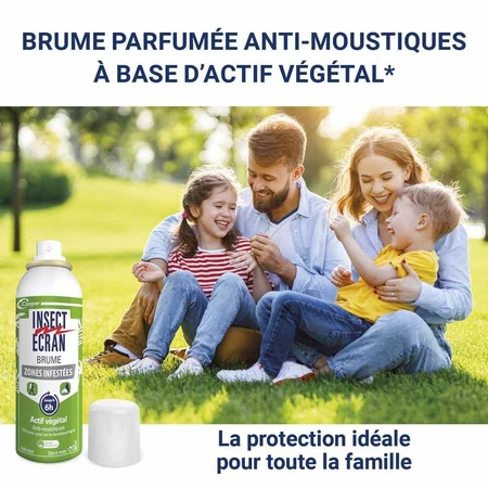 Insect Ecran Bruma antimosquitos vegetal Actifa 6 meses Flor de Coton 100ml